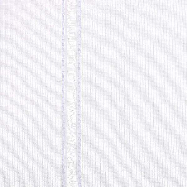 Ткань тюлевая микро-сетка с полоской 300 см белый 