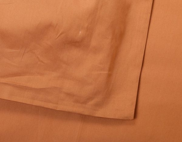 Комплект постельного белья Mono orange D двухспальный оранжевый La Nuit 