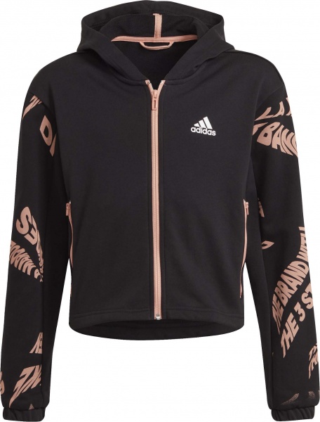 Спортивний костюм Adidas G HOODED CO TS GT6908 р. 164 чорний