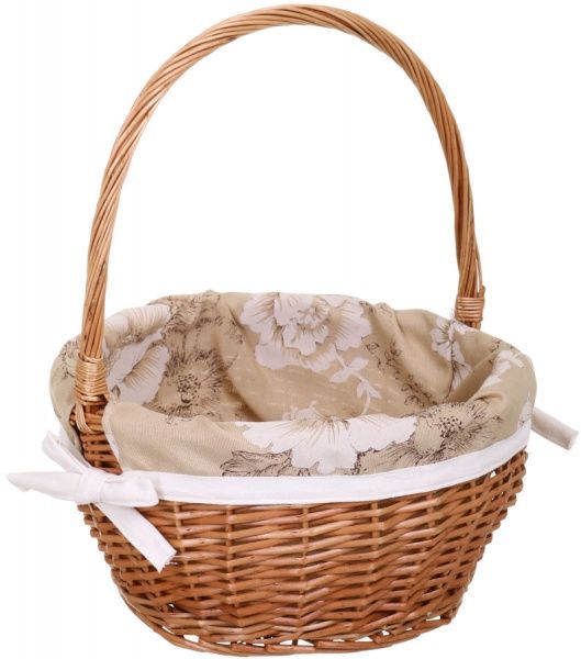 Корзинка плетеная Tony Bridge Basket з текстилем 35х20/45 см Easter 16-3B-1 