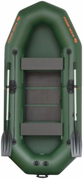 Човен надувний Kolibri К-290Т з пайолом слань-килимок зелена (K-290T.01.01)