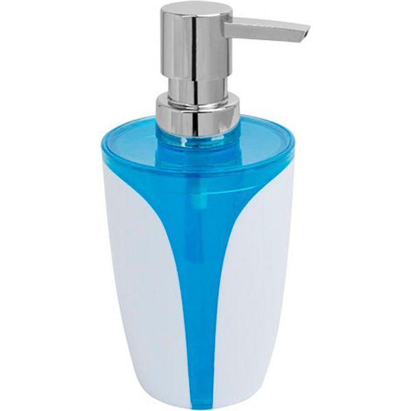 Дозатор для мыла Trento Arte Blue бело-голубой