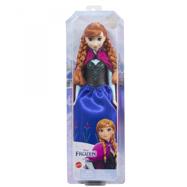 Кукла DISNEY FROZEN Анна из м/ф Холодное сердце в накидке HLW49