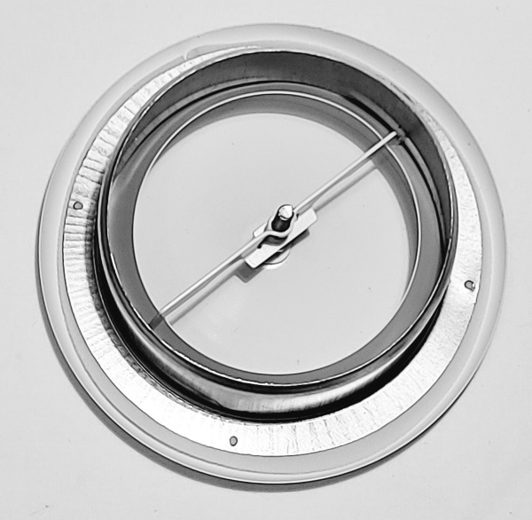 Рамка вентиляционная приточная (анемостат) SV 100 мм металл белый 