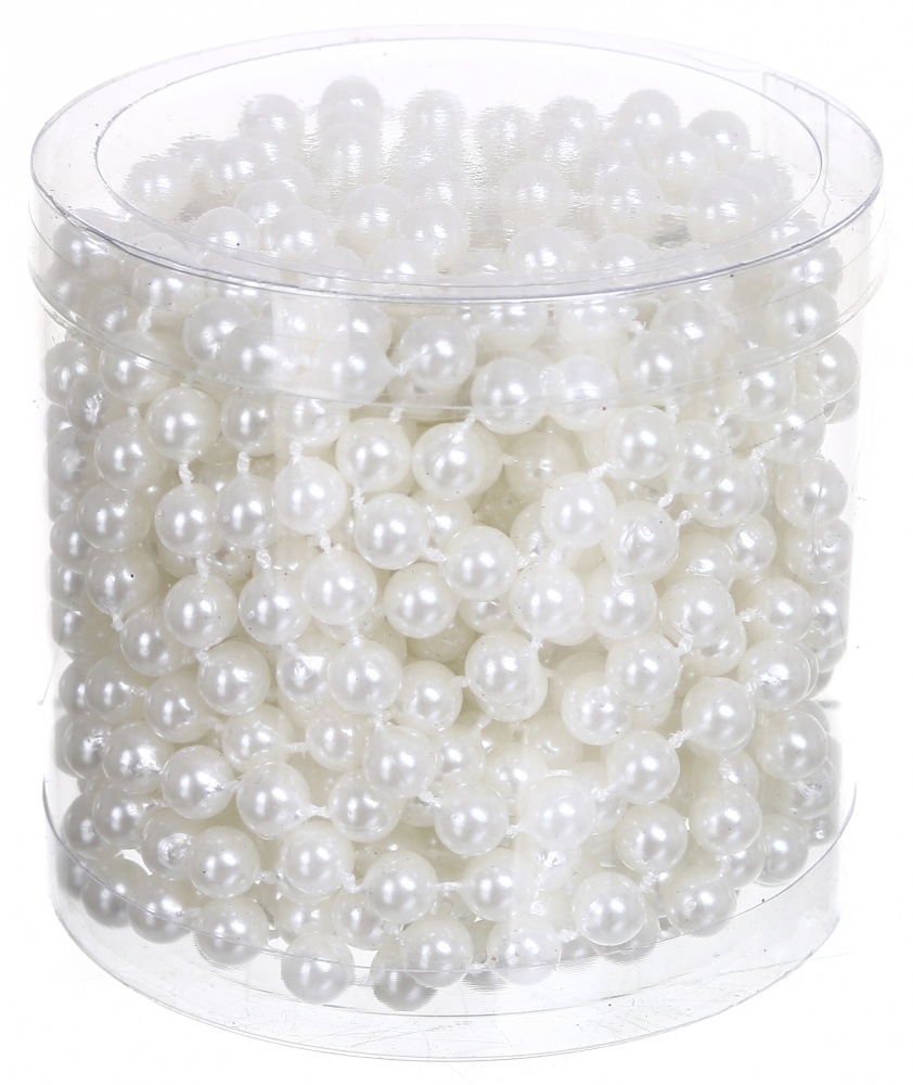 Бусы для елки в тубе в ассортименте EPI-No.17-75-6 6 мм 6 м