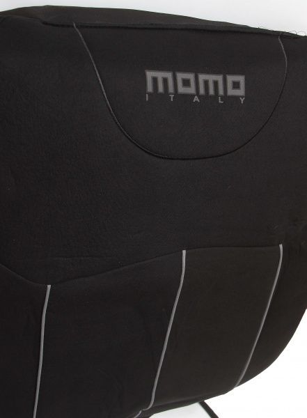 Комплект чехлов на сиденья Fodera Univ MOMO SC010BG черный с серым