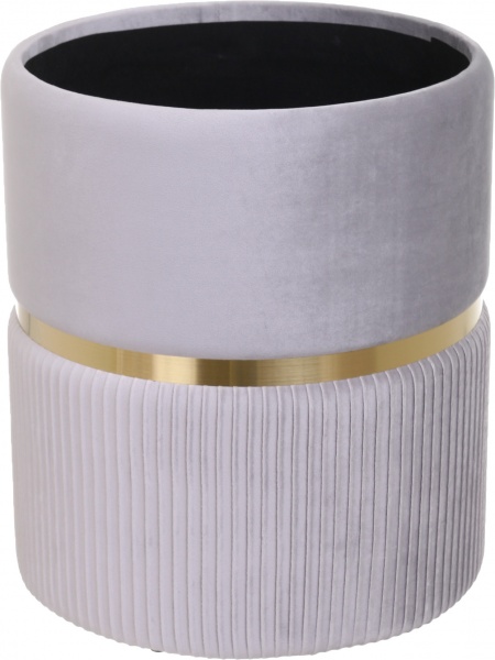 Сундук-пуф Bernard светло-серый 36х36х44 см 