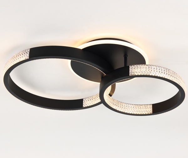 Светильник светодиодный Hopfen с пультом ДУ 70 Вт черный 3000-6000 К SCHWARZ 70 RС BK 