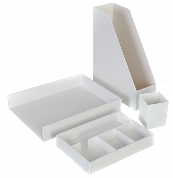 Набір органайзерів 4 предмета білий Nota Bene