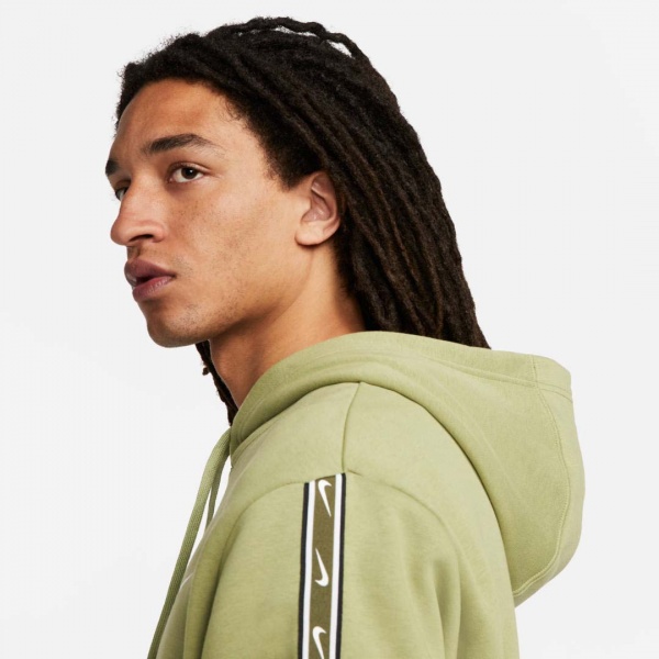 Джемпер Nike REPEAT SW FLC PO HOOD BB DX2028-334 р. M зелений