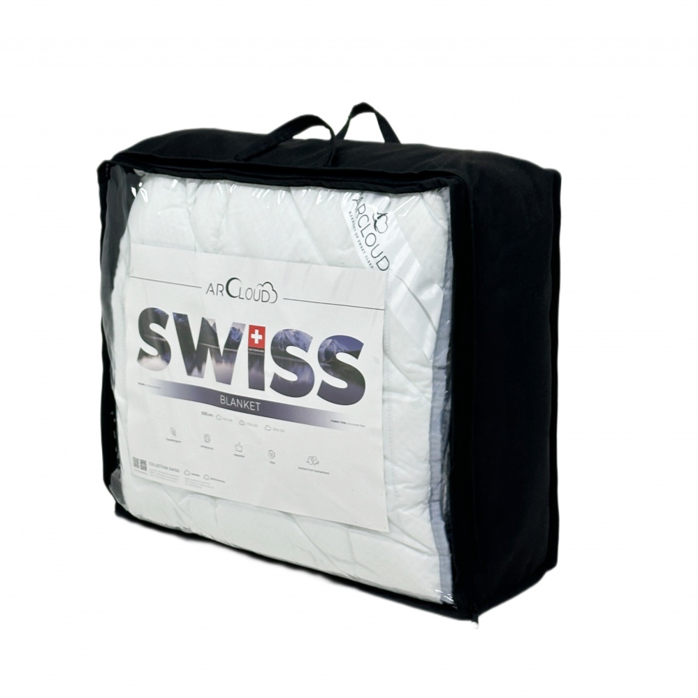 Одеяло SWISS демисезонное полуторное стеганое РОМБ 140x205 см ARCLOUD