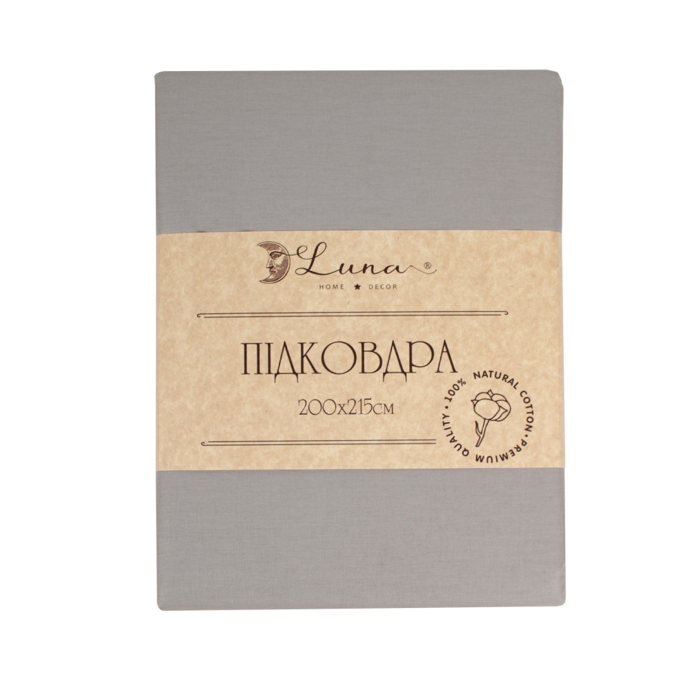 Пододеяльник Моно 200x215 см светло-коричневый