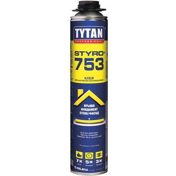 Пена-клей О2 Styro 753 полиуретановая