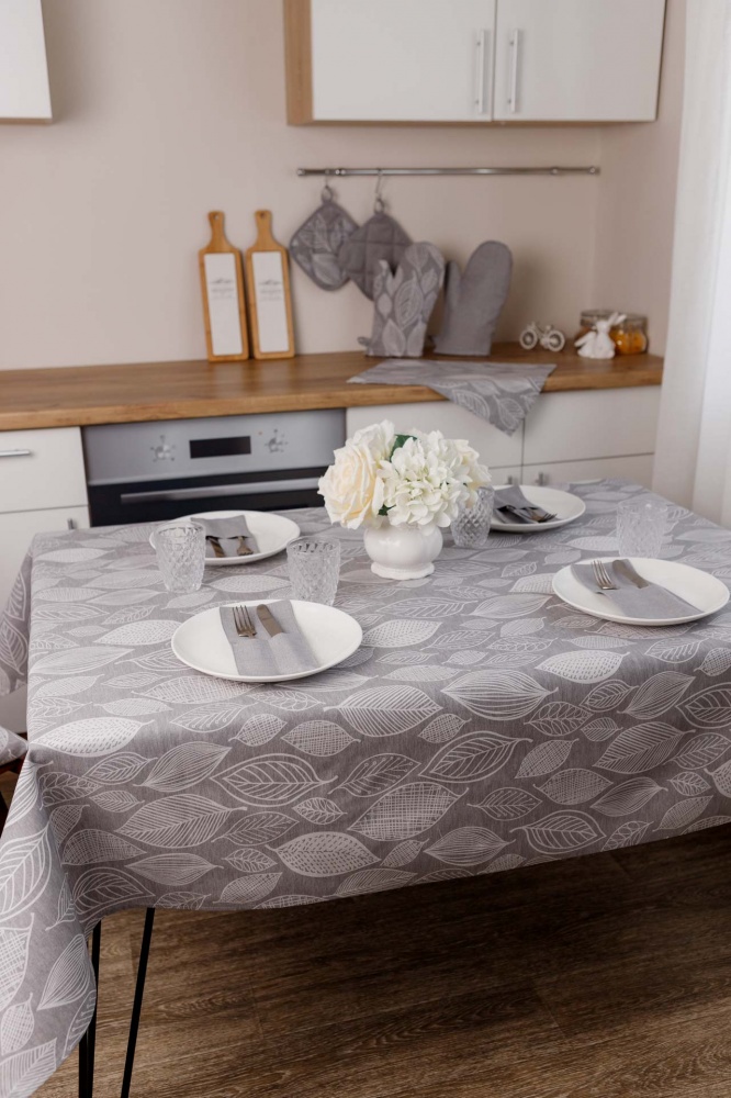 Скатерть Листья 136x180 см Прованс