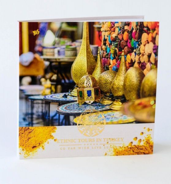 Блокнот 200*200/96 інтег., глянець + фольга зол Eastern City YES