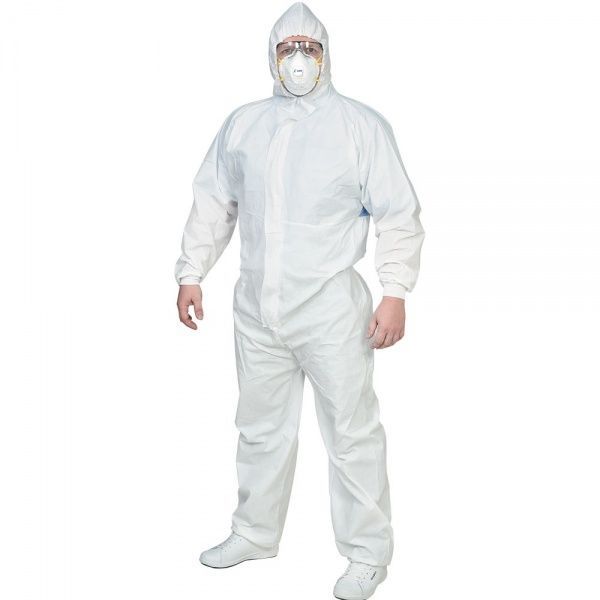 Комбінезон захисний BeSafe MASTER (PP+micro PE) білий