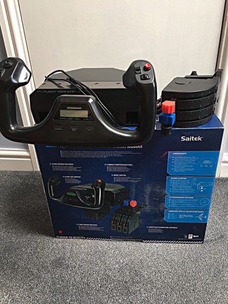 Игровой руль Logitech G Saitek Pro Flight Yoke System 945-000004