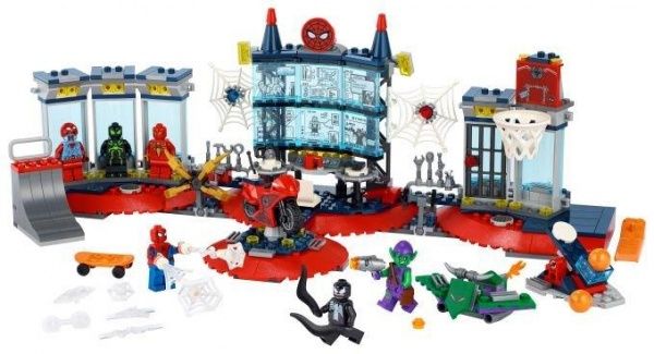 Конструктор LEGO Super Heroes Нападение на логово Паука 76175