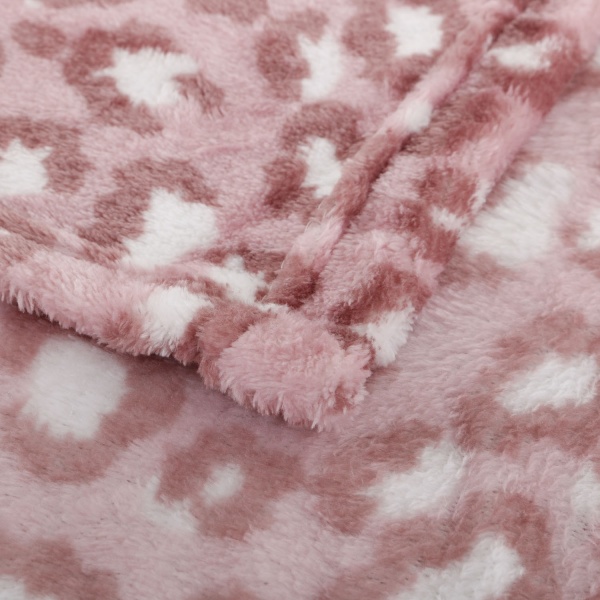 Плед Rose 200x220 см розовый La Nuit 