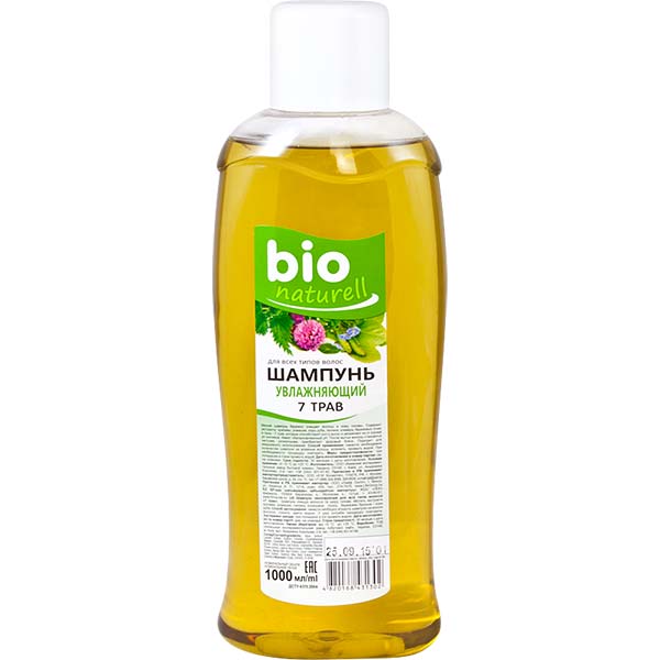 Шампунь Bio Naturell увлажняющий 7 трав 1000 мл