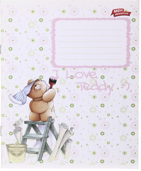 Зошит шкільний 12 аркушів у лінійку дизайн в асортименті Мрії збуваються