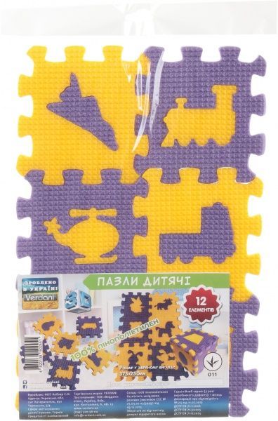 Килимок-пазл Verdani Техніка