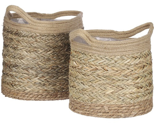 Кашпо Edelman Anne круглий бежевий (1088404) 