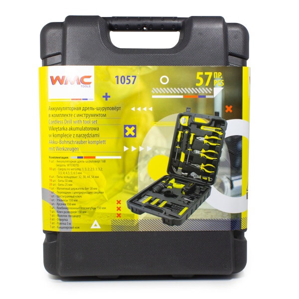 Набор ручного инструмента WMC TOOLS 57 шт. WT-1057