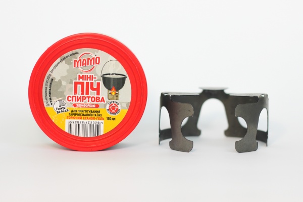 Горелка Мини-печь MAMO с конфоркой из спиртового антисептика Fine Line 150 мл