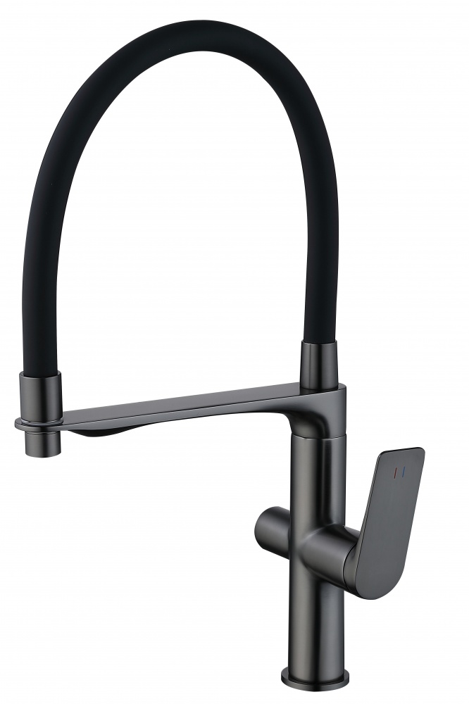 Змішувач для кухні Mixxen IQ графіт з підключенням до фільтру MXKL0679GG