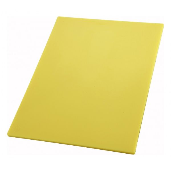 Доска разделочная 38x50x1,25 см желтая