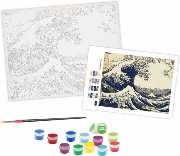 Картина за номерами акриловий живопис за номерами Під хвилею Канаґавського моря Rosa Start 