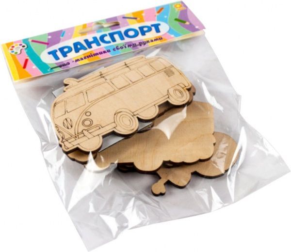 Іграшка дерев'яна Зірка магніт Транспорт