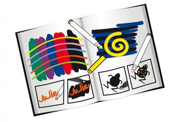 Набір фломастерів Malinos Farbenzauber 5+5 шт.