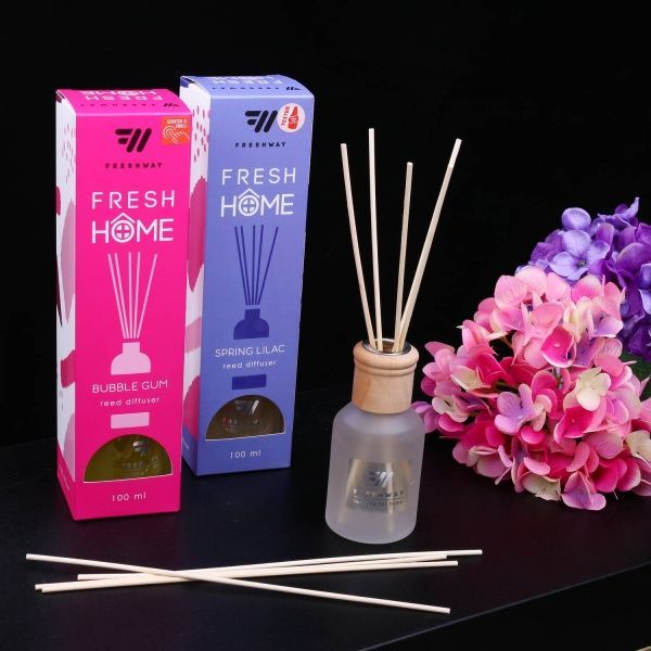 Аромадиффузор для дома FRESHWAY Bubble Gum Жевательная резинка 100 мл 