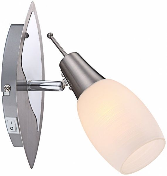 Спот Globo BELUA 1x13 Вт E14 матовый никель 54980-1 