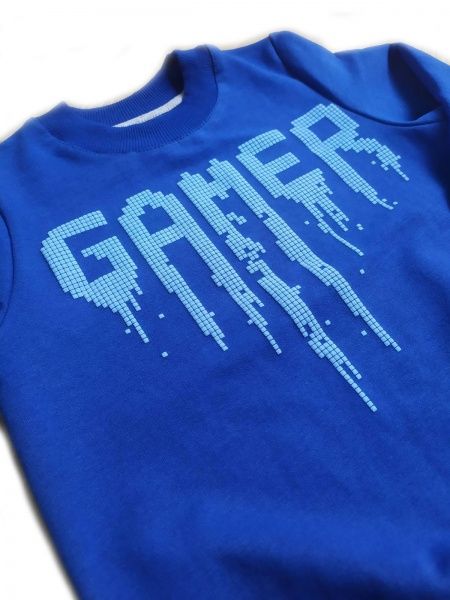 Спортивний костюм Маленькие люди р.116 синій електрик із сірим 