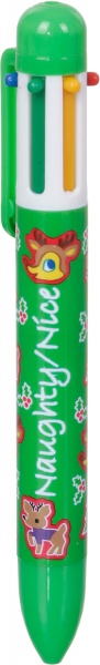 Ручка кулькова Reindeer зелена 