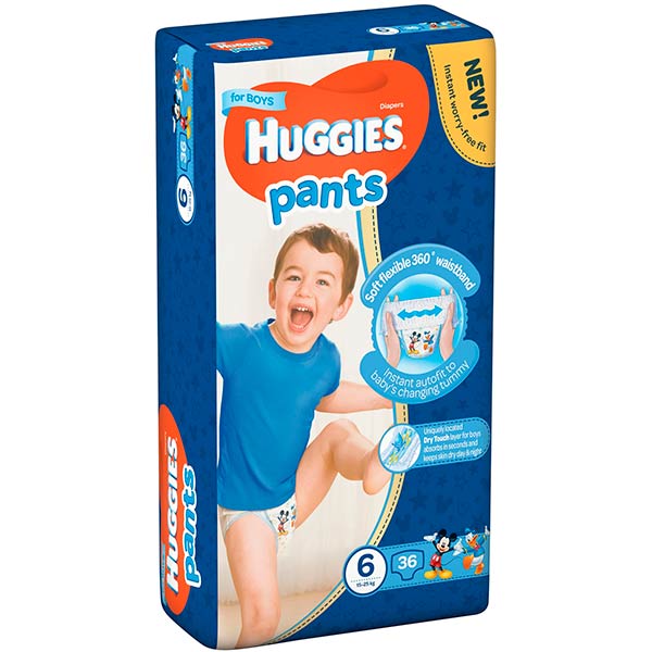 Підгузки-трусики Huggies Pants 6 15-25 кг Boy
