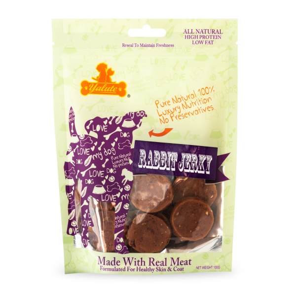 Снеки Yalute Foods кролик и яблоко 100 г