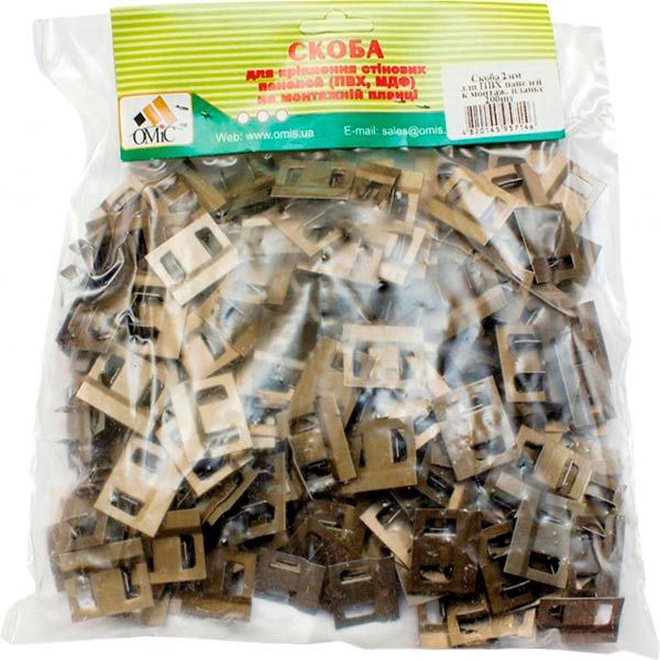 Скоба 2 мм для ПВХ панелей