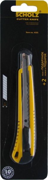 Нож канцелярский SCHOLZ с автофиксацией 9 мм 4505 