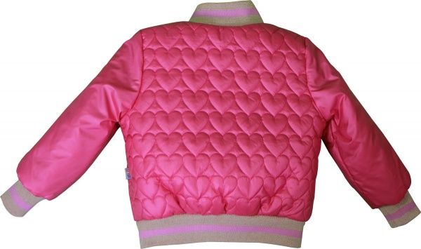 Бомбер DaNa-kids Сердечко р.110 малиновый 52059/1 