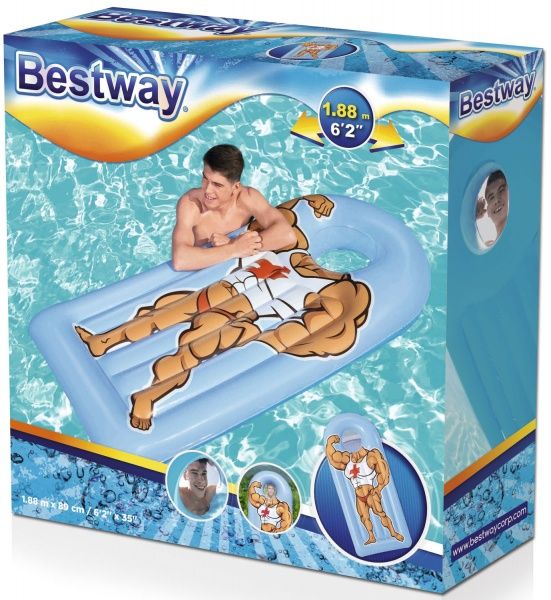 Матрас надувной Bestway Взгляд в воду 188х89 см в ассортименте