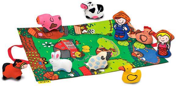 Игровой набор K`s Kids 3D коврик Ферма с животными KA10743-GB