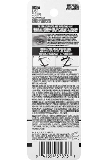 Туш для брів Maybelline New York Brow Fast Sculpt 06 Deep Brown 2,8 мл