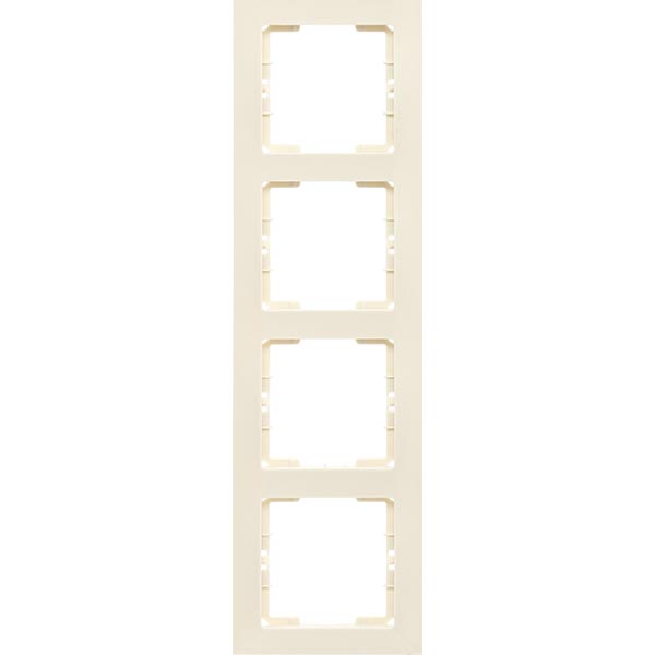 Рамка 4-ная Mutlusan Candela вертикальная крем