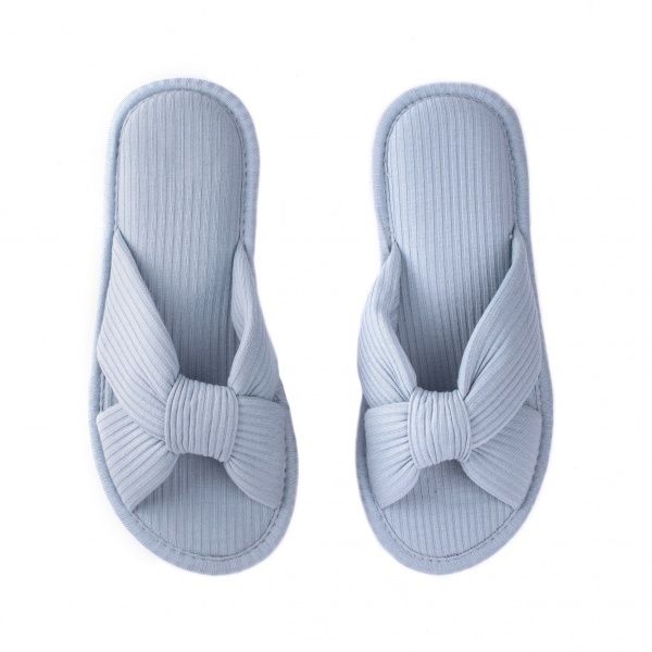 Тапки домашние Twins HS-VL бант-перекрест р. 40 бирюзовый 