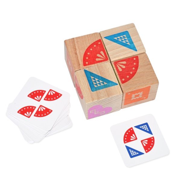 Игра-головоломка Igroteco логические кубики сложи узор 900477