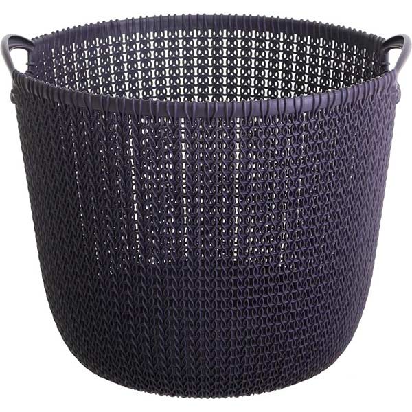 Кошик поліпропіленовий Curver 229997 Knit круглий 400x340x390 мм